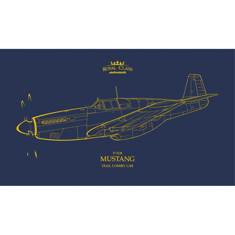 Eduard P-51B Mustang Royal Class 14 Options & RAF Option 1:48 Model Kit R0019