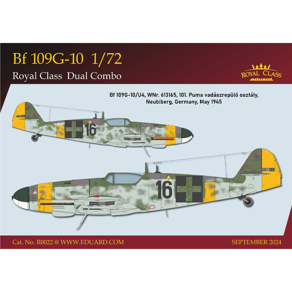 Eduard R0022 Royal Class Bf 109G-10 Dual Combo 1:72 Aircraft Model Kit