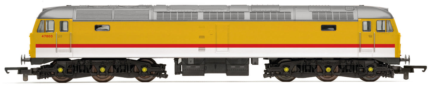 Hornby R30186 RailRoad Plus BR Infrastructure, Class 47, Co-Co, 47803 - Era 8