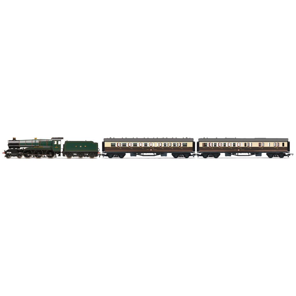 Hornby R30376 RailRoad GWR, Class 1000, 'County of Merioneth' Train Pack - Era 3