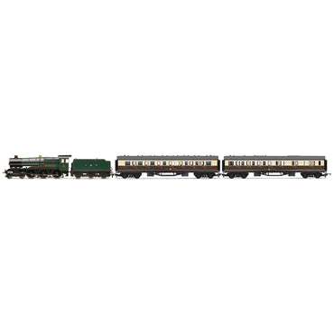 Hornby R30376 RailRoad GWR, Class 1000, 'County of Merioneth' Train Pack - Era 3