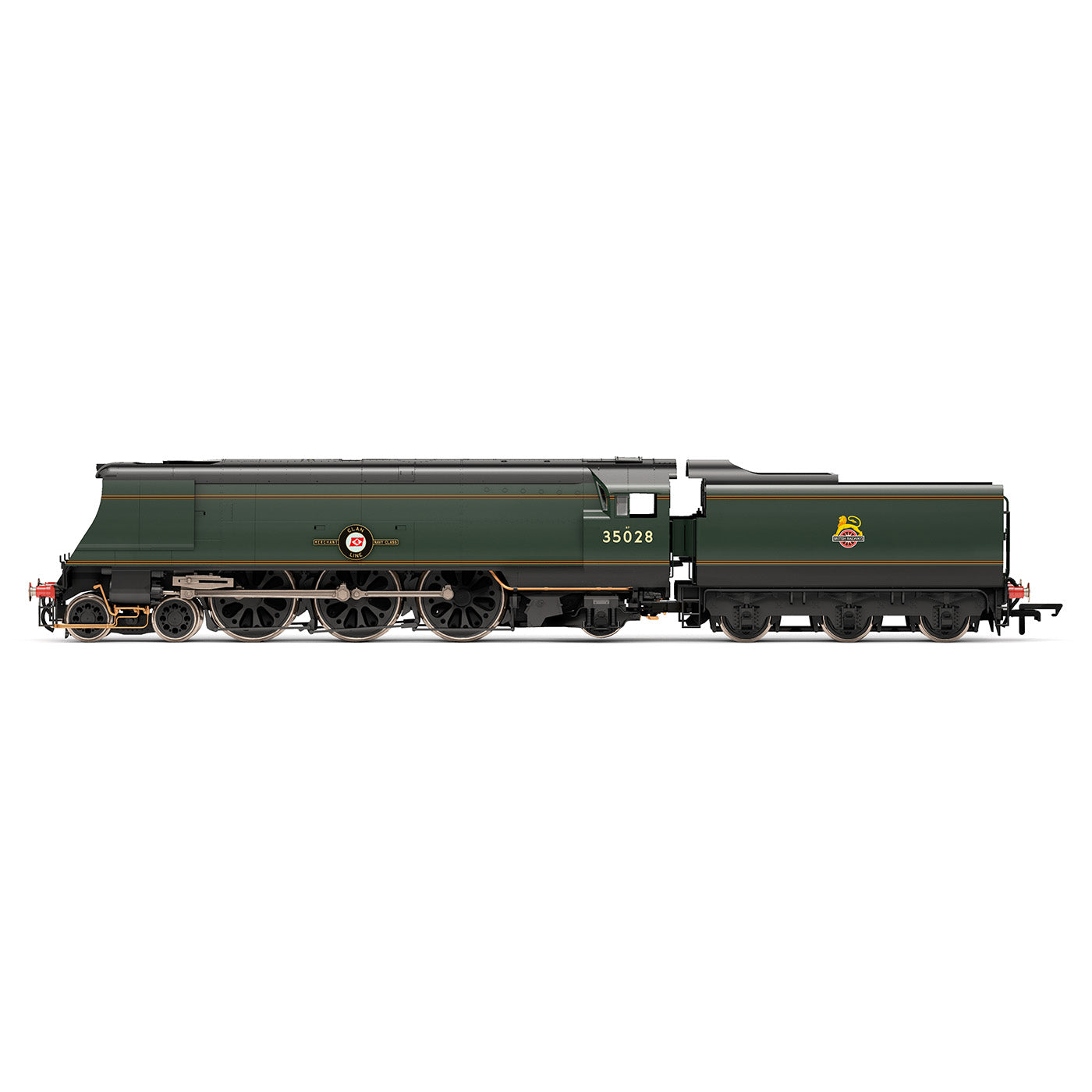 Hornby R30472SS BR Merchant Navy - Late BR Green - 35028 Clan Line - Steam Gen