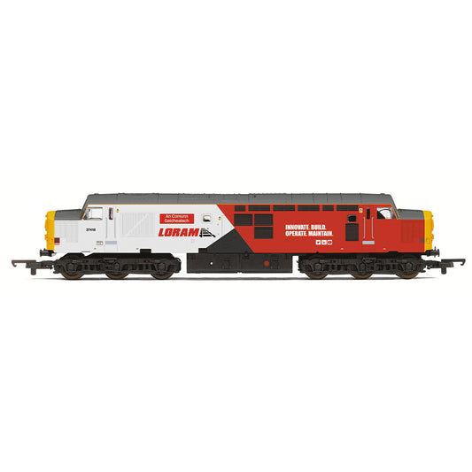 Hornby R30436TXS RailRoad Loram Class 37 'An Comunn Gaidhealach' 37418 DCC SF