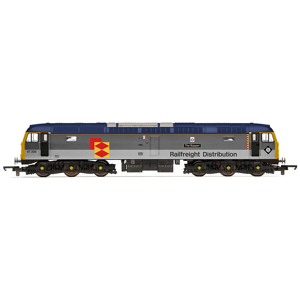Hornby R30440TXS RailRoad Railfreight Dist. Class 47 The Sapper 47306 DCC SF