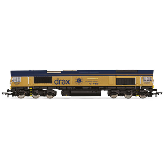 Hornby R30461 RailRoad GB Railfreight Class 66 Co-Co '‘Drax Power Station 50’