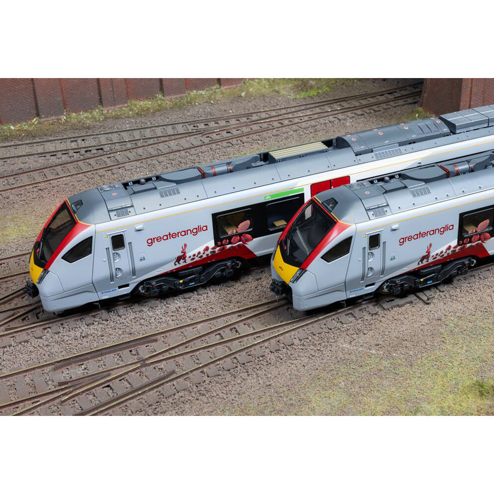 Hornby R30468 Flirt Greater Anglia Class 755 755414 Lest We Forget Train Pack