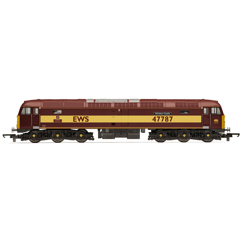 Hornby R30541TXS RailRoad EWS Class 47 Windsor Castle 47787 - Sound Fitted