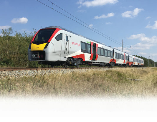 Hornby R3963 Greater Anglia, Class 755/3 'Flirt' 3 Car Train Pack - Era 11