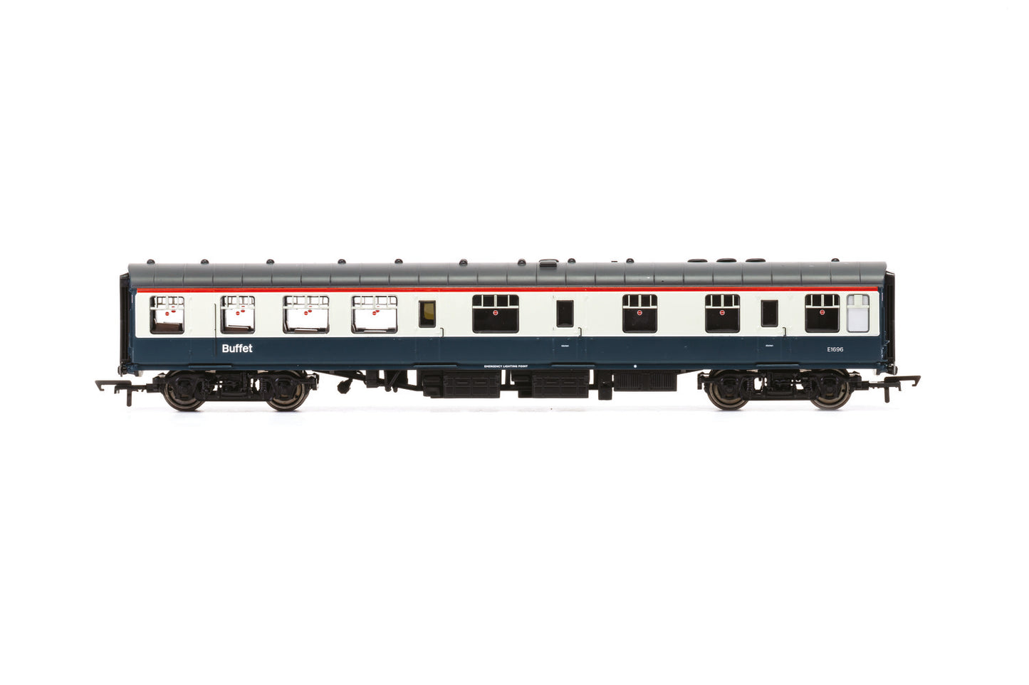 Hornby R40217 BR InterCity, Mk1 RBR, E1696 - Era 7