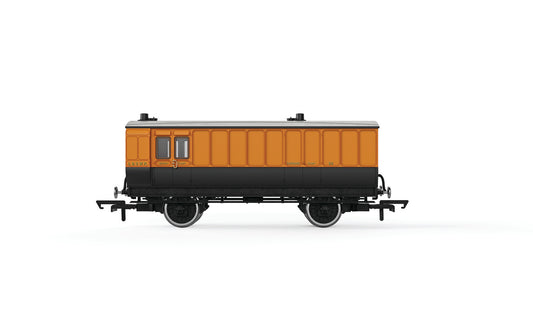 Hornby R40295 LSWR, 4 Wheel Coach, Passenger Brake, 82 - Era 2