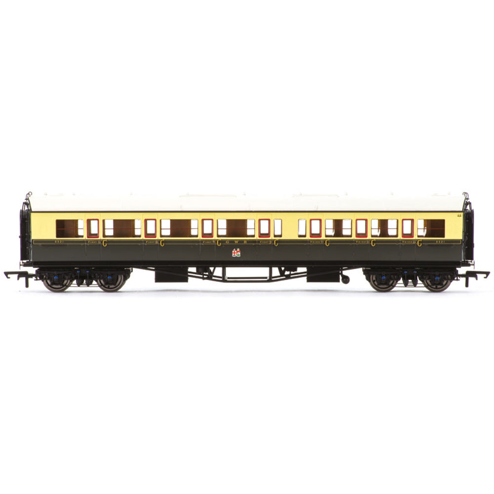 Hornby R40467 GWR Collet Coaches Corridor Composite LH 6521