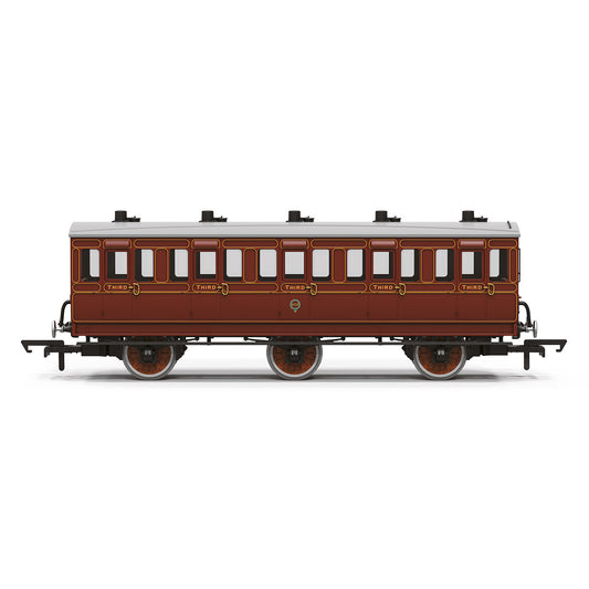 Hornby R40539 LB&SCR 6 wheel third class coach 612