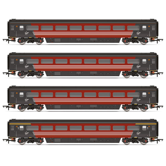 Hornby R40569 Virgin Mk3 Coach Pack (TS 42176, TS 42177, TS 42105 & TF 41059)
