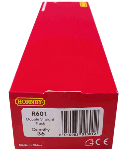 HORNBY Track R601 36x Double Straights Pack