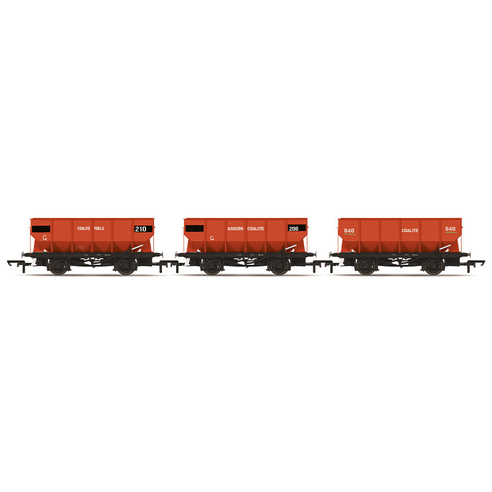 Hornby R60345 Grimethorpe Coalite 21 Tonne Hopper Wagon Pack 206, 210 & 640