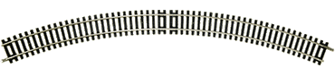 HORNBY Track Single 1x R609 3rd Radius Double Curve