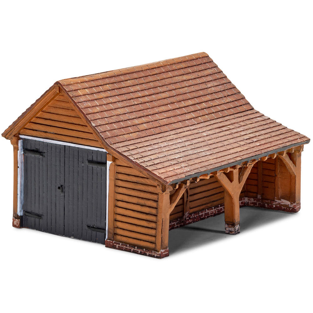 Hornby Skaledale Building R7271 Modern Timber Garage OO Gauge Building