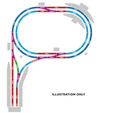 HORNBY R7275 Layouts Made Easy Compact Corner Layout Complete Track