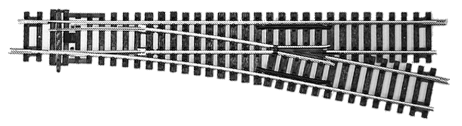 HORNBY Track Single 1x R8078 Right Hand Express Point