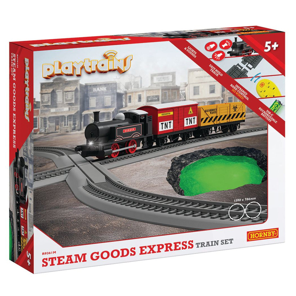 Hornby R9361M Playtrains Steam Goods Express Train Set – Jadlam