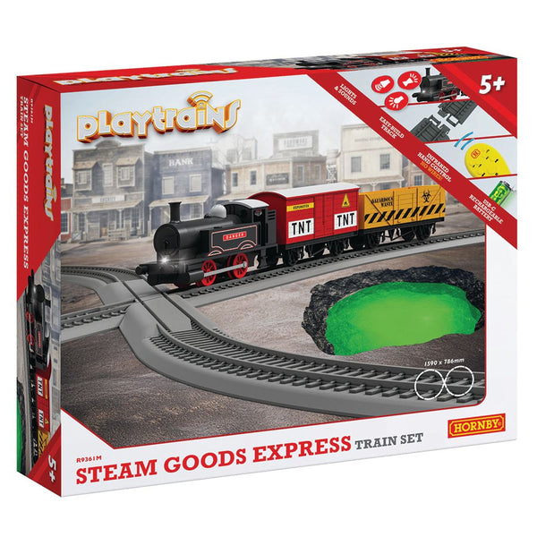 Hornby R9361M Playtrains Steam Goods Express Train Set – Jadlam