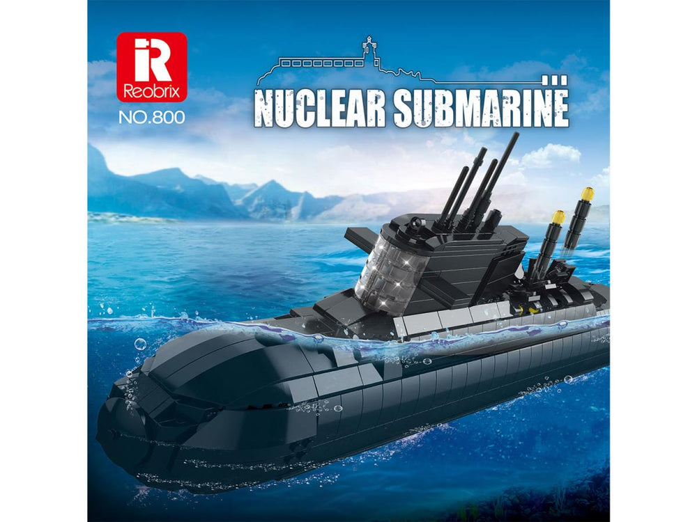 Reobrix Nuclear Submarine 1498pc Construction Set RBX00800