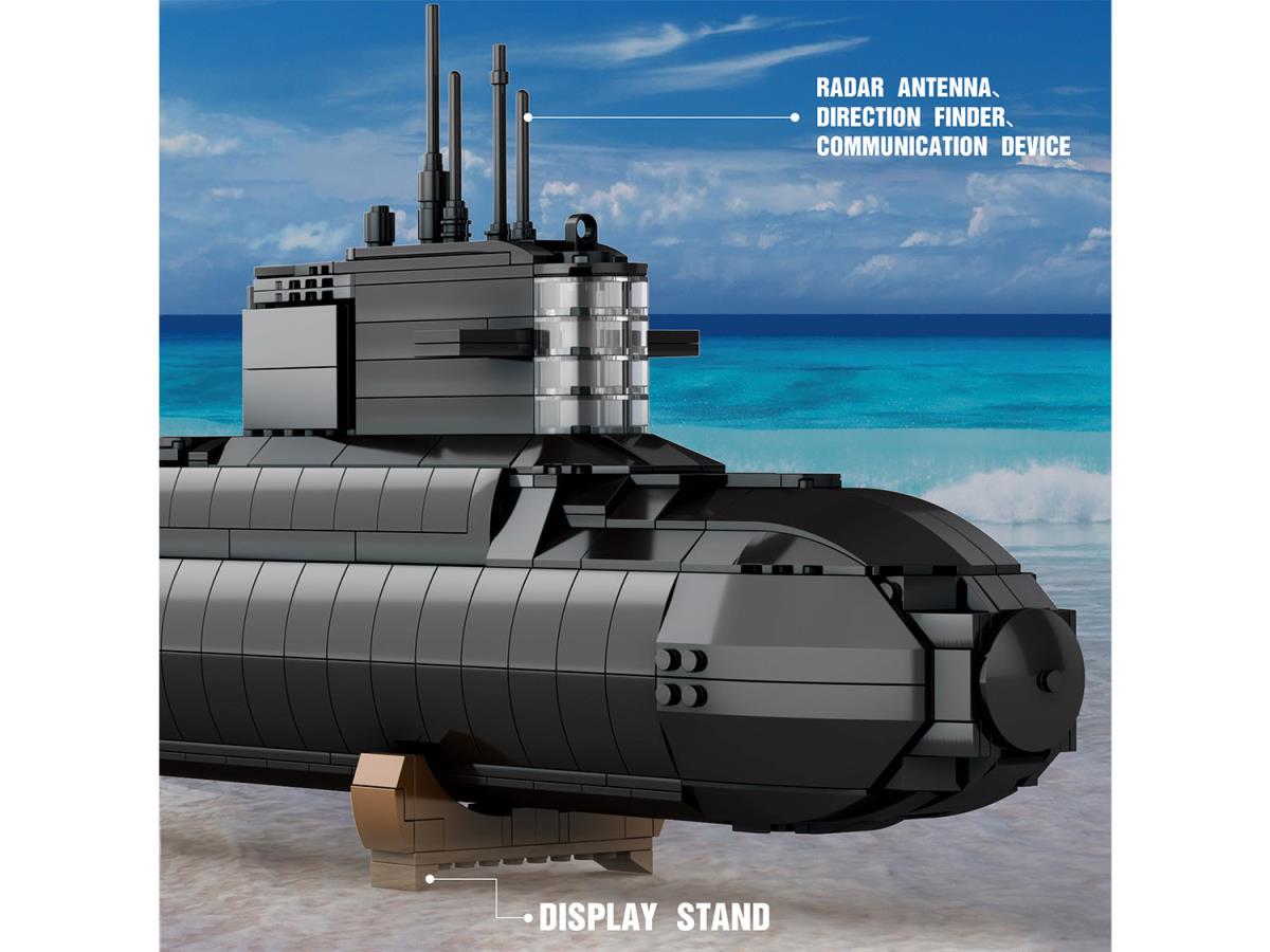 Reobrix Nuclear Submarine 1498pc Construction Set RBX00800