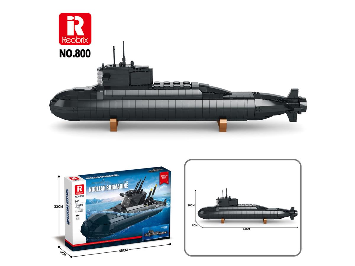 Reobrix Nuclear Submarine 1498pc Construction Set RBX00800