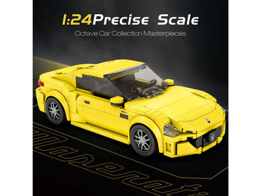 Reobrix Maserati Yellow Sports Car 384pc Construction Set RBX00823