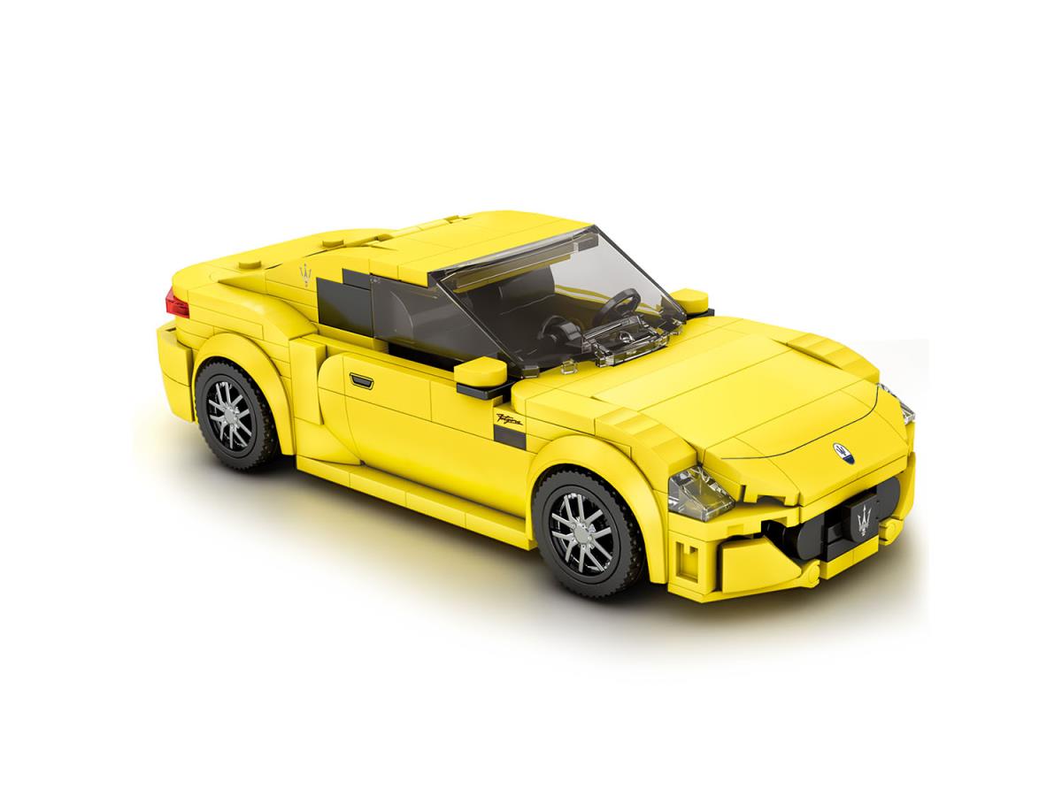 Reobrix Maserati Yellow Sports Car 384pc Construction Set RBX00823