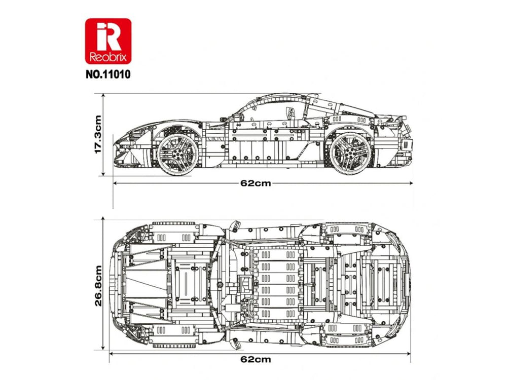 Reobrix Maserati 5480pc Construction Set RBX11010 1:8