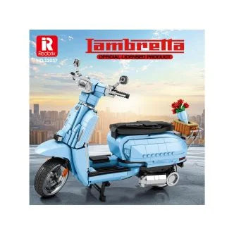 Reobrix Lambretta Scooter Orange 1169pc Construction Set RBX11036