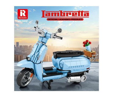 Reobrix Lambretta Scooter Sky Blue 1169pc Construction Set RBX11037