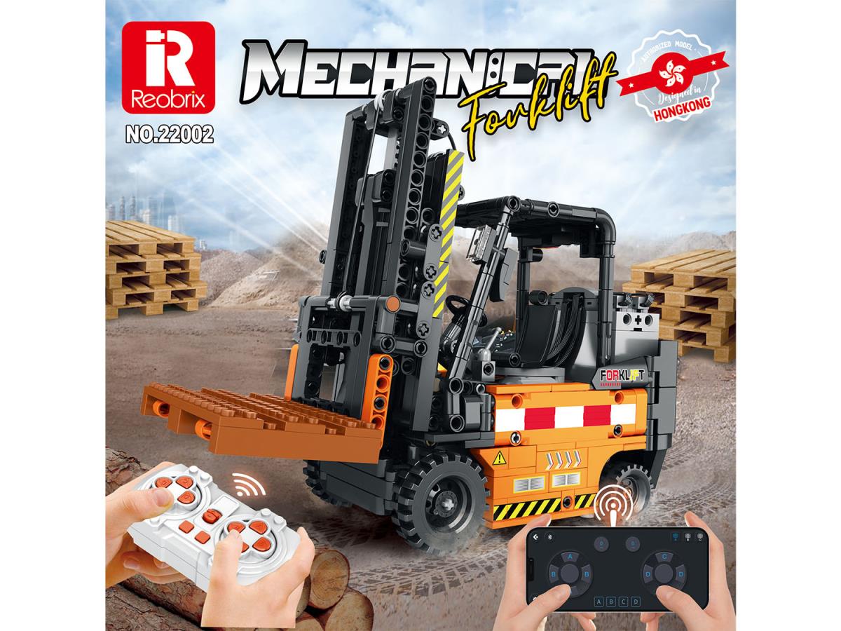 Reobrix RC Forklift 722pc Construction Set RBX22002