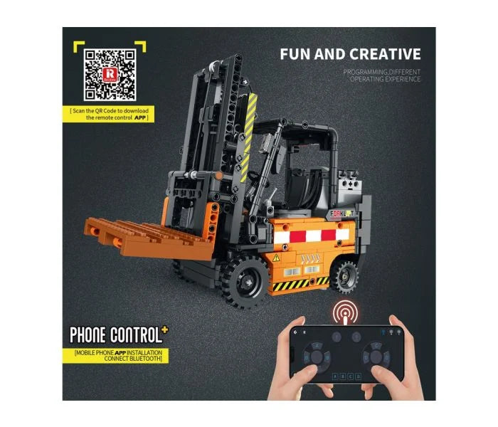 Reobrix RC Forklift 722pc Construction Set RBX22002