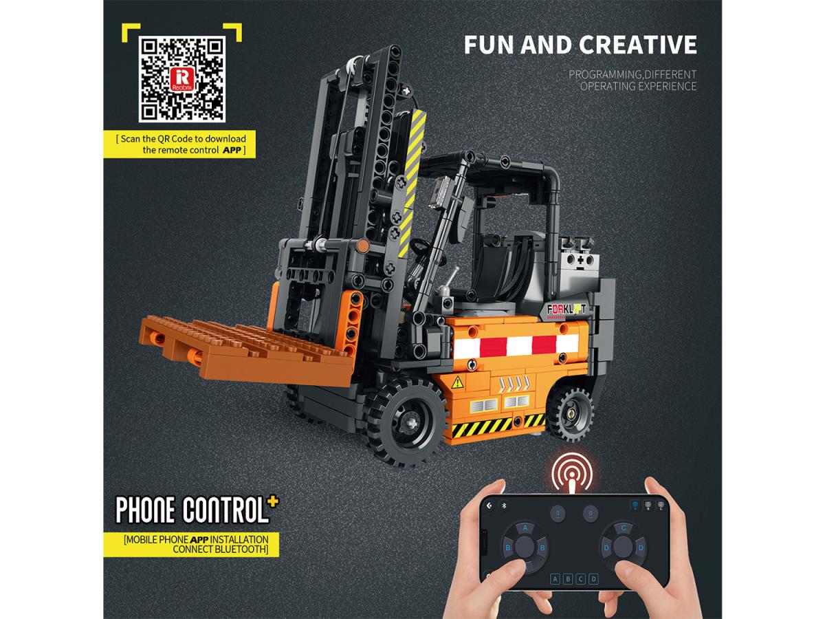 Reobrix RC Forklift 722pc Construction Set RBX22002