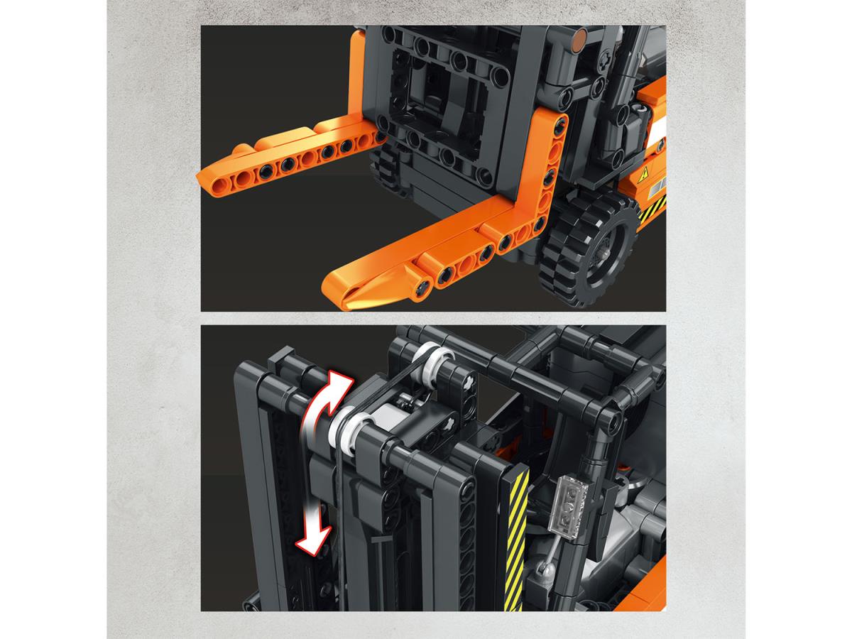 Reobrix RC Forklift 722pc Construction Set RBX22002