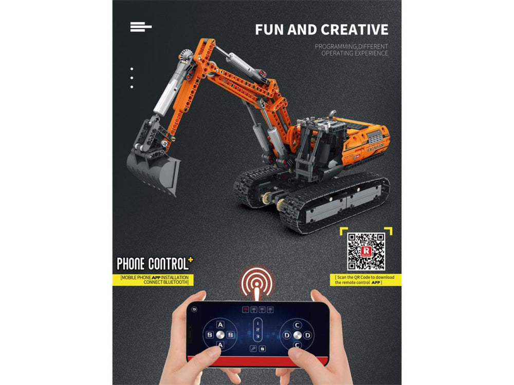 Reobrix RC Excavator 1106pc Construction Set RBX22003