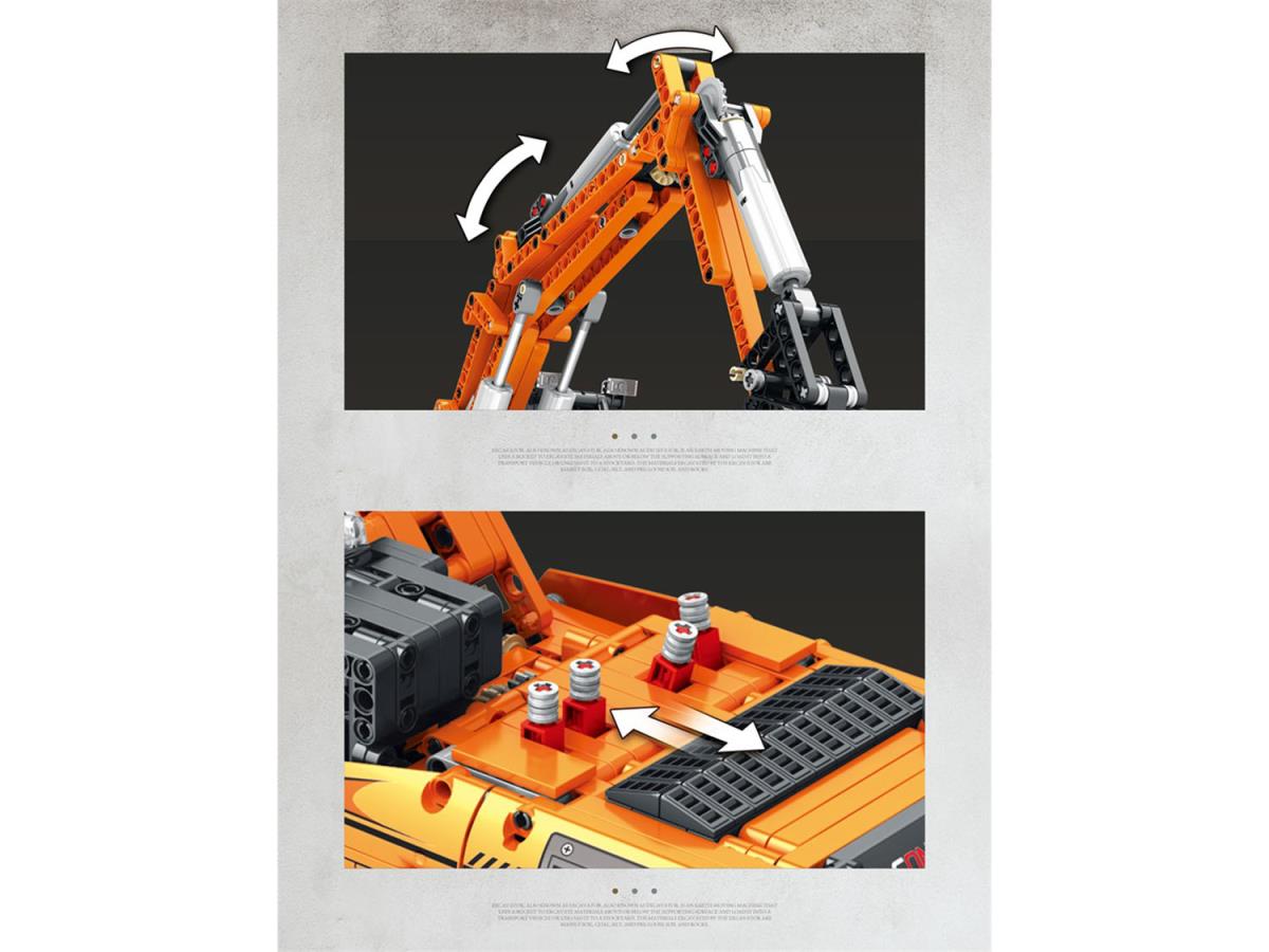 Reobrix RC Excavator 1106pc Construction Set RBX22003