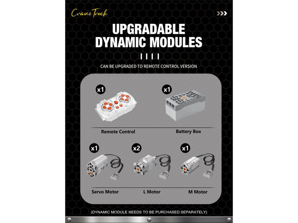 Reobrix RC Crane Lorry 2328pc Construction Set RBX22011