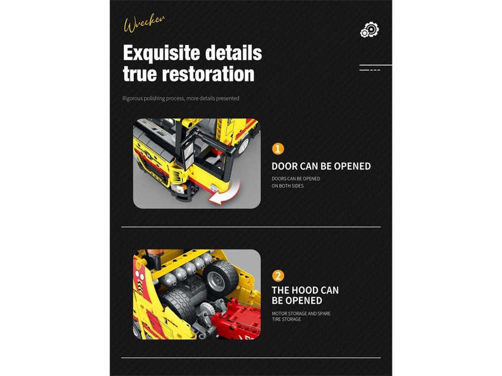Reobrix RC Rescue Truck 1910pc Construction Set RBX22012