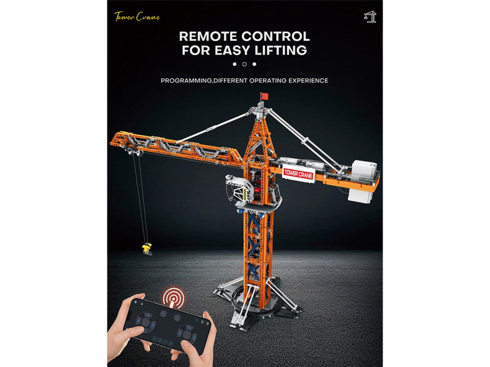 Reobrix RC Tower Crane 1288pc Construction Set RBX22013