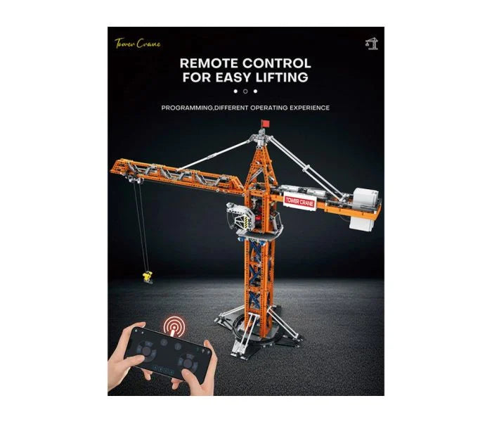 Reobrix RC Tower Crane 1288pc Construction Set RBX22013