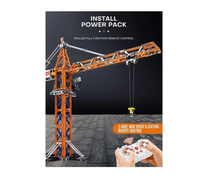 Reobrix RC Tower Crane 1288pc Construction Set RBX22013
