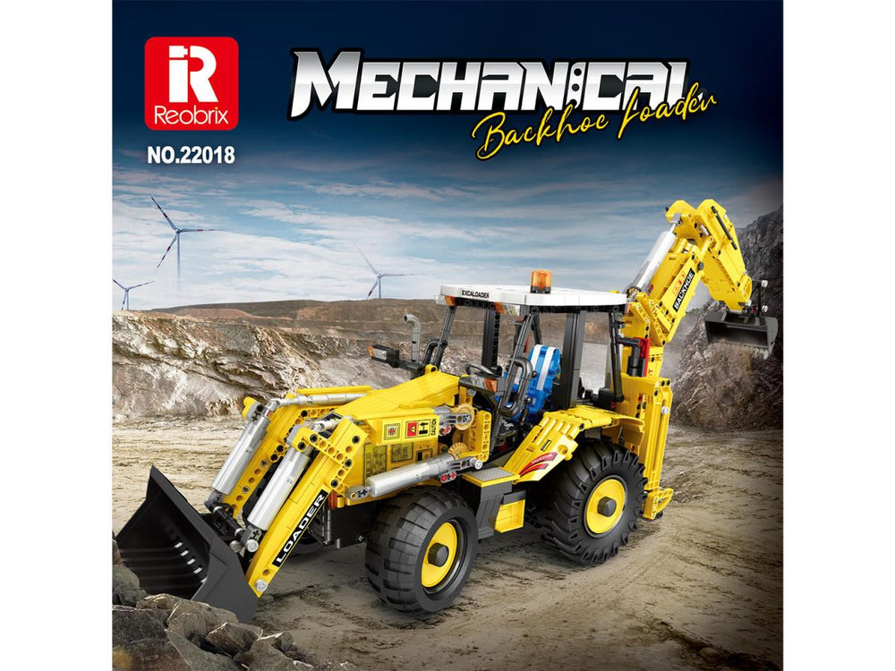 Reobrix RC Multi Purpose Construction Vehicle 2466pc Set RBX22018