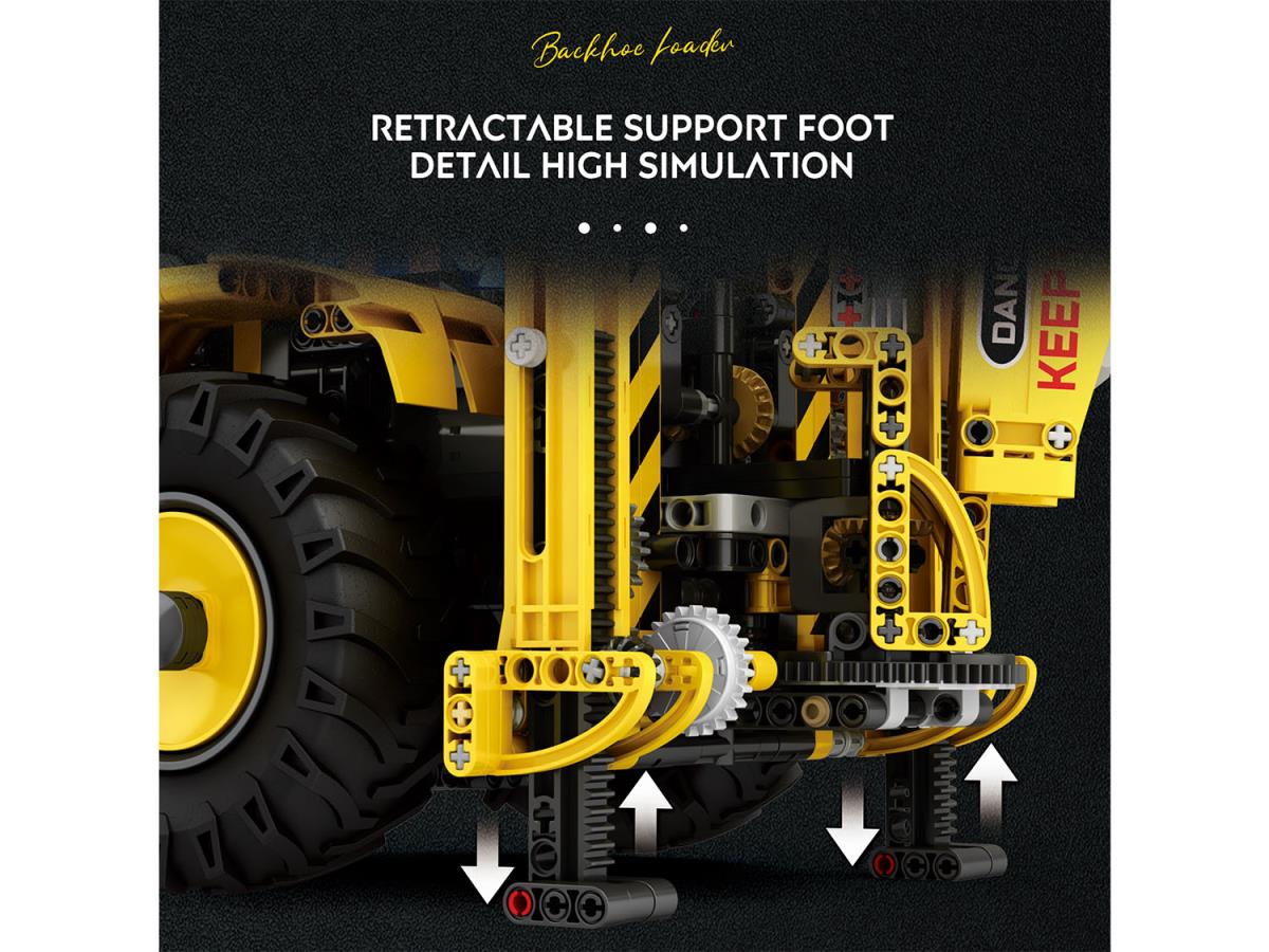 Reobrix RC Multi Purpose Construction Vehicle 2466pc Set RBX22018