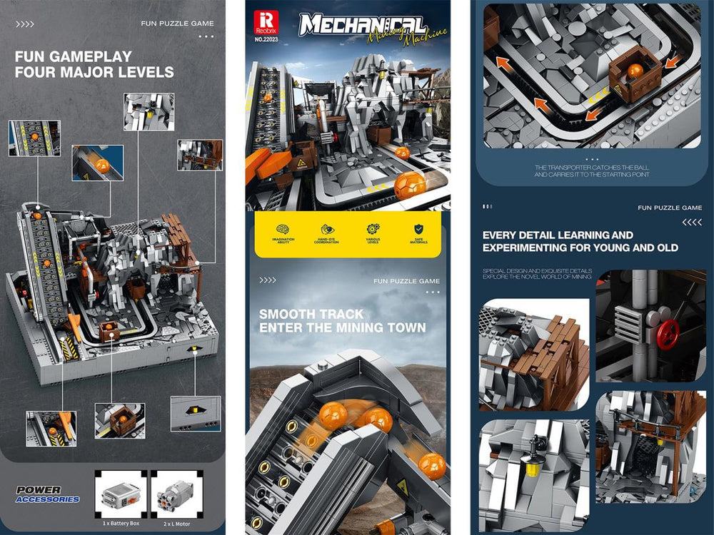 Reobrix Mining Machine 3338pc Construction Set RBX22023