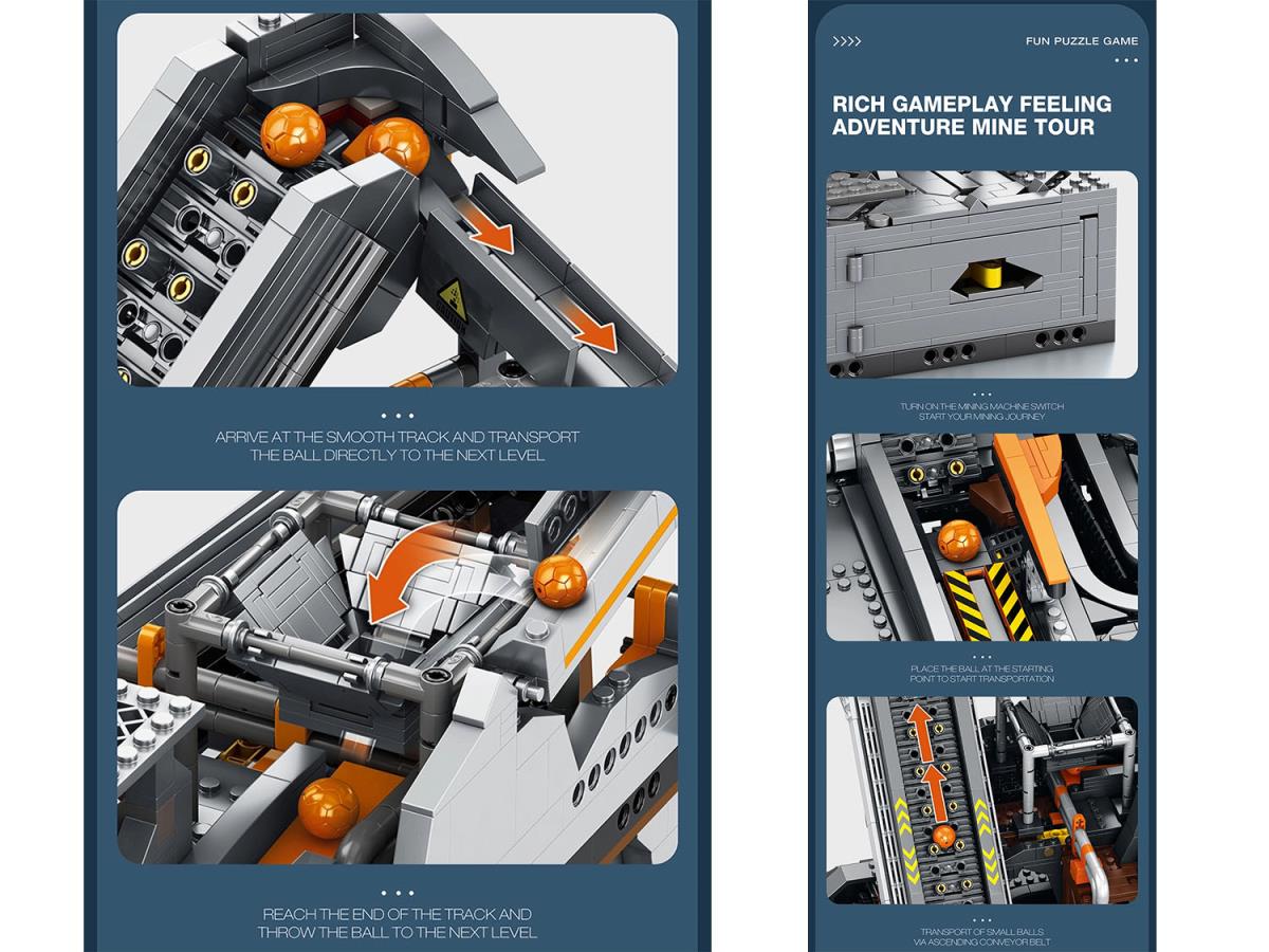Reobrix Mining Machine 3338pc Construction Set RBX22023