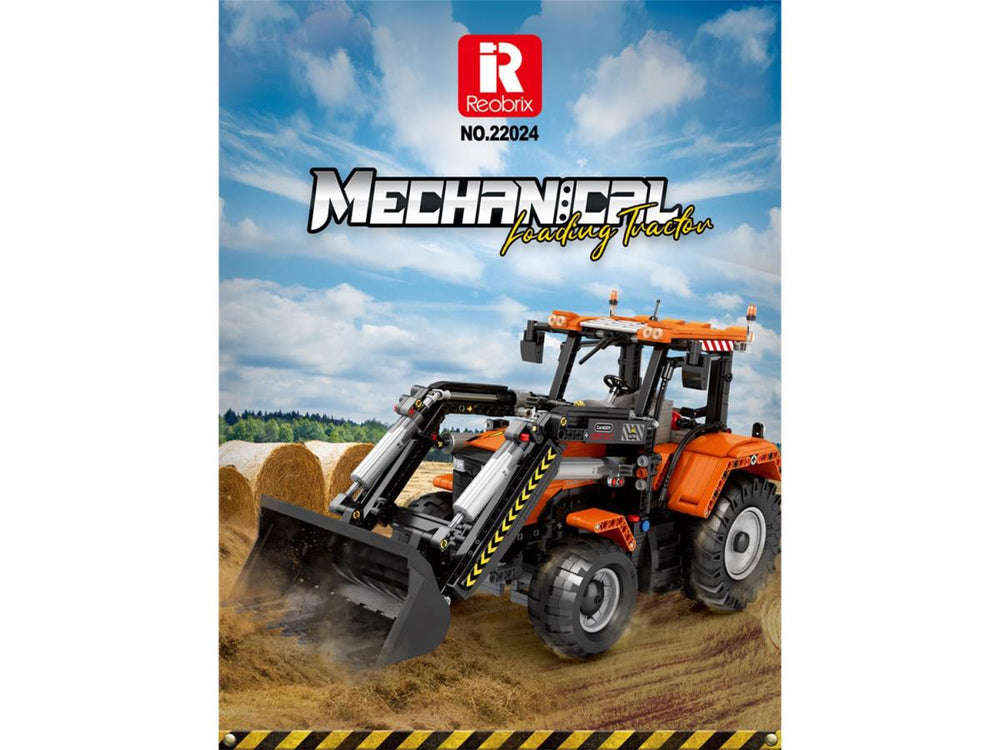 Reobrix RC Front Loader Tractor 1496pc Construction Set RBX22024