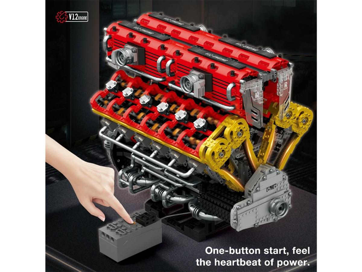 Reobrix V12 Engine 4719pc Construction Set RBX33017